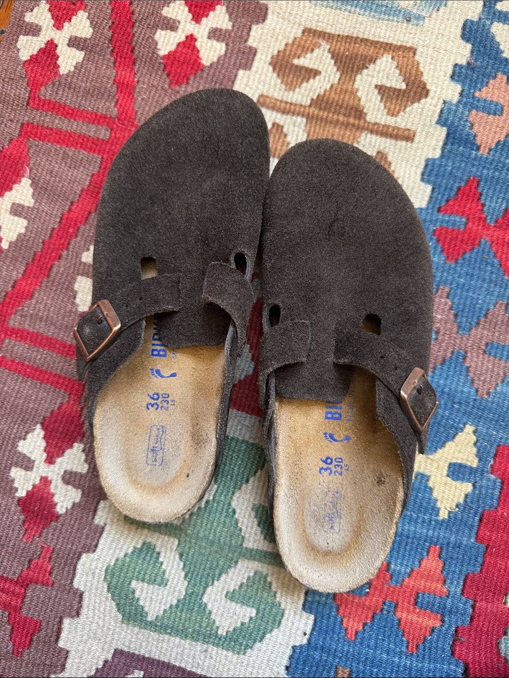 Birkenstock Boston Clog Soft Footbed in Brown/Mocha